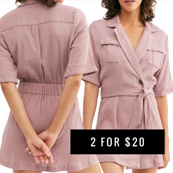 Free People Dresses & Skirts - ⭐️ Free People Clementine Tie Waist Dress Purple